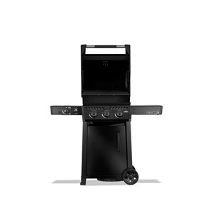 Barbecue gaz freestyle noir pro 3 brûleurs + 1 bruleur sizzle zone avec porte et