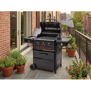 Barbecue hybride gaz et charbon gas2coal special edition - 3 brûleurs - char-bro