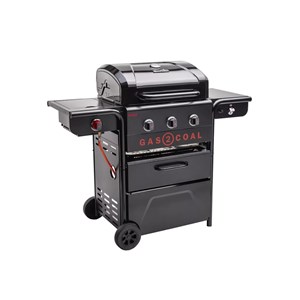 Barbecue hybride gaz et charbon gas2coal special edition - 3 brûleurs - char-bro