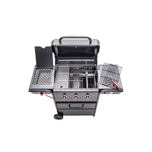 Barbecue hybride gaz et charbon gas2coal special edition - 3 brûleurs + housse d