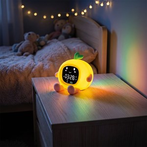 Veilleuse réveil réveillou l'orange