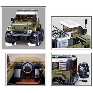 Model bricks - suv d'attaque anglais