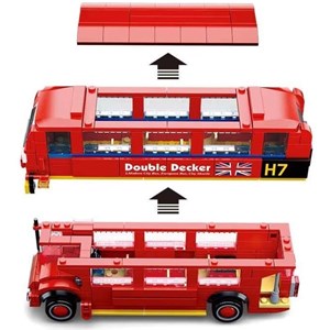Model bricks - bus londonien