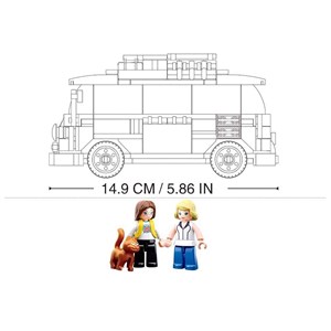 Model bricks - van hippy