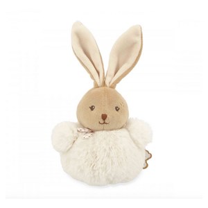 Pompon lapin crème - 10 cm