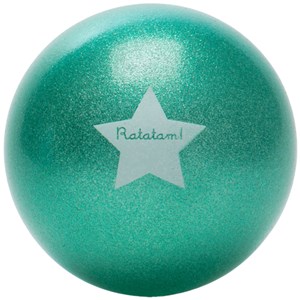 Ballon paillettes vert (22 cm)