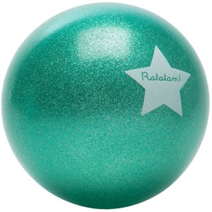 Ballon paillettes vert (22 cm)
