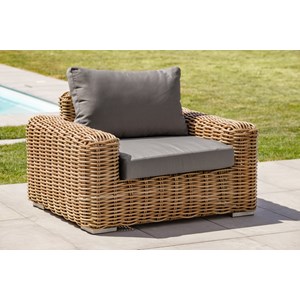 Fauteuil de jardin en résine tressée