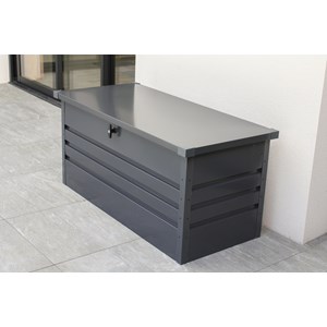 Coffre de jardin en acier galvanisé