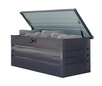 Coffre de jardin en acier galvanisé