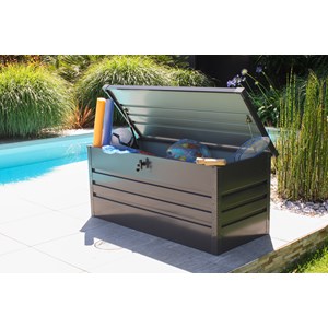Coffre de jardin en acier galvanisé