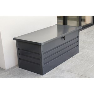 Coffre de jardin en acier galvanisé