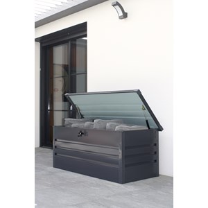 Coffre de jardin en acier galvanisé