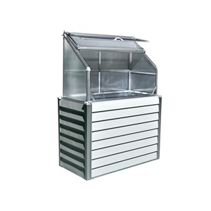 Mini-serre de jardin en acier galvanisé