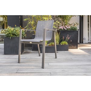 Ensemble repas de jardin 6 places en aluminium