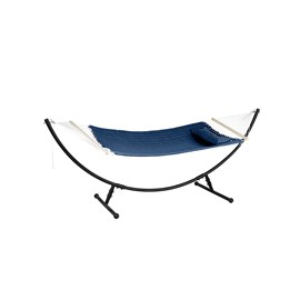 Toile de hamac matelassé bleu indigo akio - hespéride