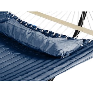 Toile de hamac matelassé bleu indigo akio - hespéride