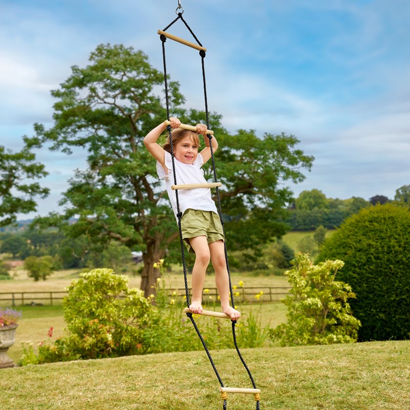 Échelle corde 5 barreaux pour portique