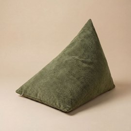 Berlingot - coussin méditation vert kaki