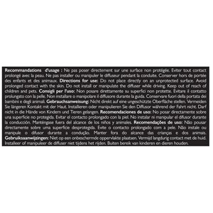 Boitier pour diffuseur de voiture zébra