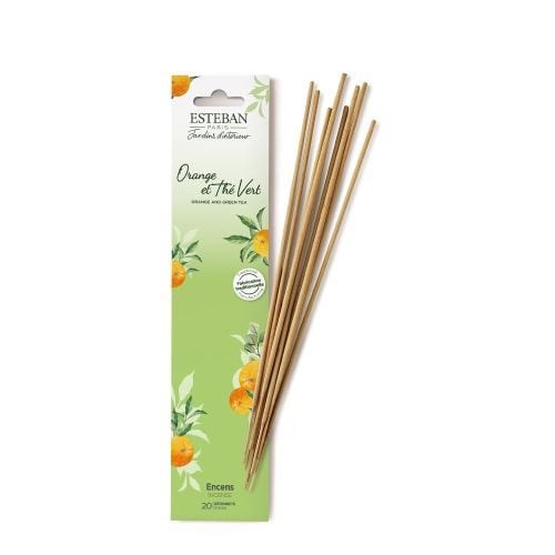 Encens indiens orange et thé vert