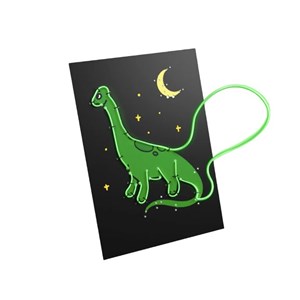 Kidyneon kit de décoration murale lumineuse &nbsp;dinosaure&nbsp;