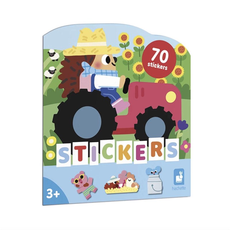 Cahier de stickers - la ferme