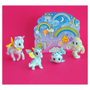 4 washimals animaux de fantaisie