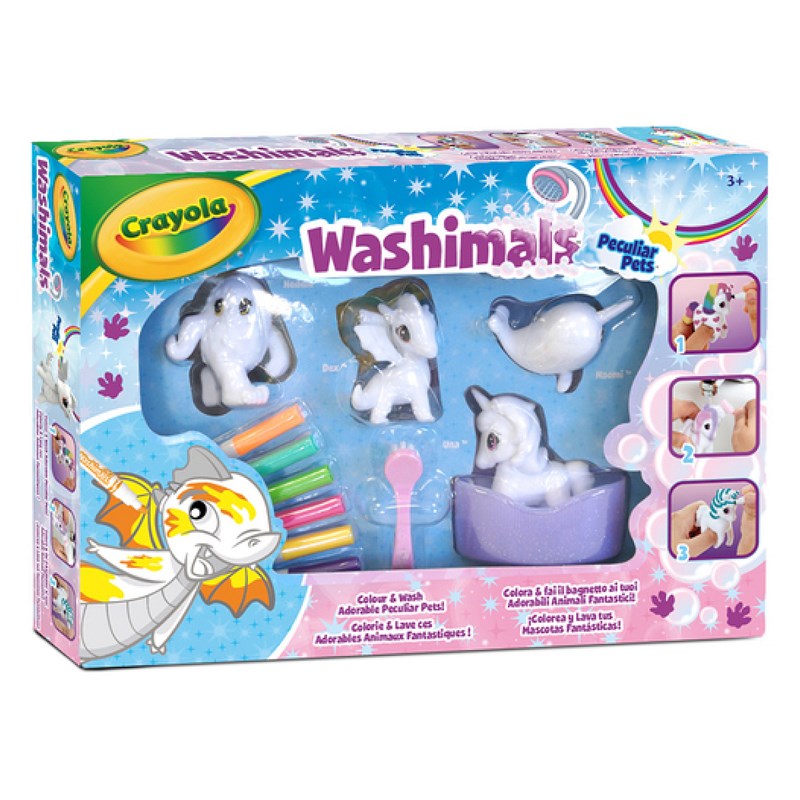 4 washimals animaux de fantaisie