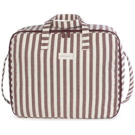 Valise de maternité cherry rayé