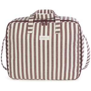 Valise de maternité cherry rayé