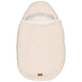 Nid d'ange passe sangle teddy ecru (0-6 mois)
