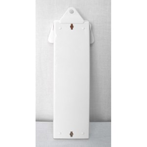 Thermomètre mini-maxi blanc