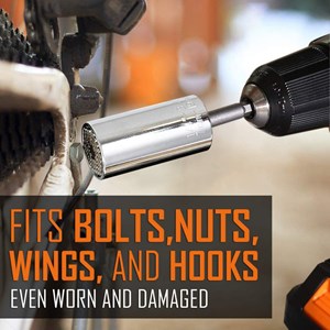 Clé à cliquet et douille universelle - permet de visser et dévisser tous types d