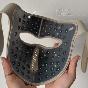 Masque led skin glow pro – rituel guidé via application gratuite - kalyssi