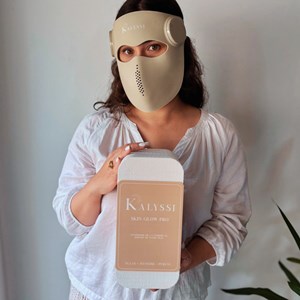 Masque led skin glow pro – rituel guidé via application gratuite - kalyssi