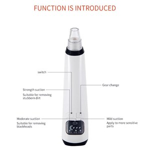 Aspirateur de points noirs avec 6 têtes interchangeables cenocco cc9100