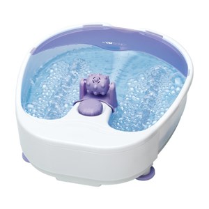 Appareil de massage des pieds clatronic fm 3389 blanc lilas