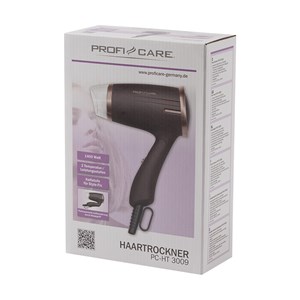 Sèche-cheveux pliable 1400w proficare marron pc-ht 3009 marron