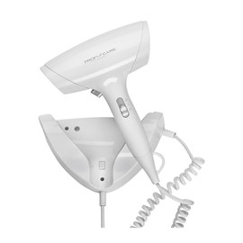 Sèche-cheveux mural compact 1800w proficare pc-ht 3044 blanc
