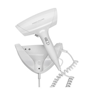 Sèche-cheveux mural compact 1800w proficare pc-ht 3044 blanc