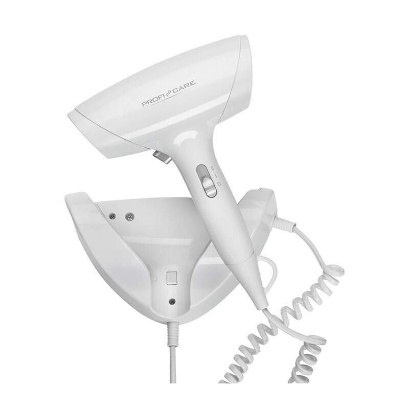 Sèche-cheveux mural compact 1800w proficare pc-ht 3044 blanc