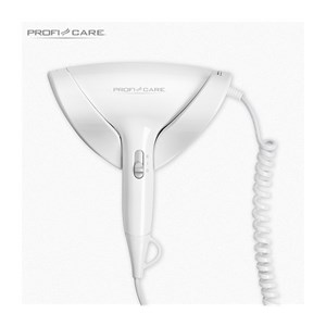 Sèche-cheveux mural compact 1800w proficare pc-ht 3044 blanc