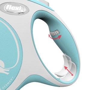 Laisse new comfort s tape 5 m light blue flexi cf10t5-251-hbl-20