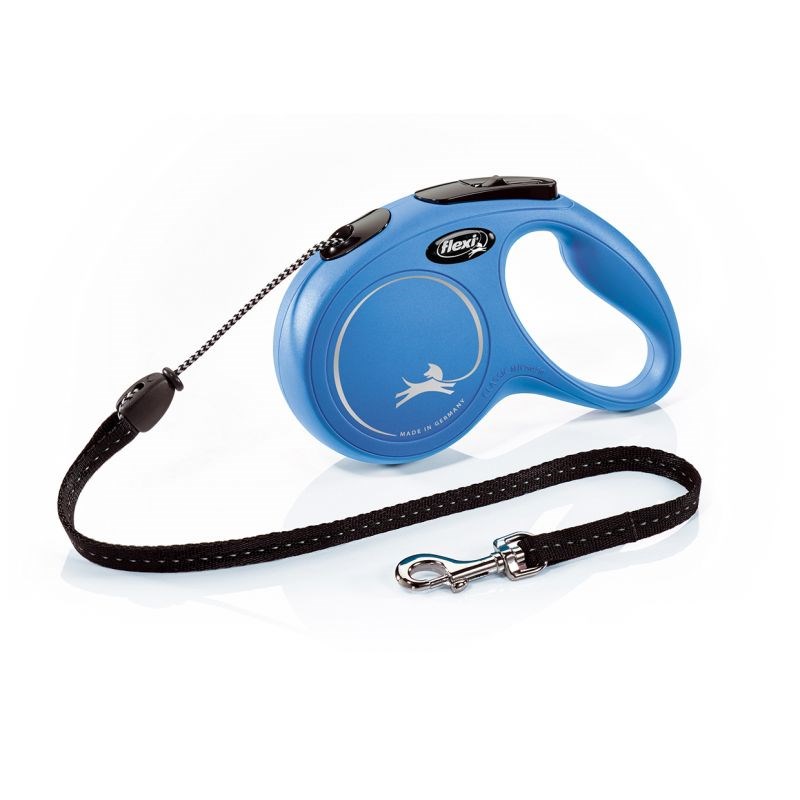 Flexi - Laisse new classic m cord 5 m blue flexi cl20c5-251-bl-20