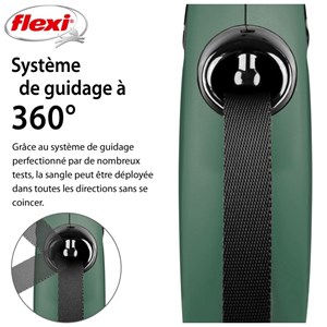 Laisse new classic l tape 5 m olive green flexi cl30t5-251-o-20