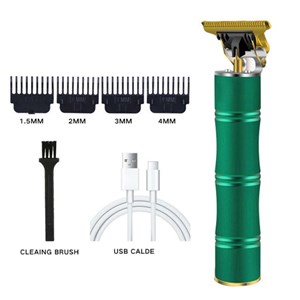 Tondeuse électrique professionnelle rechargeable vert herzberg hg04104-gre