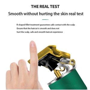 Tondeuse électrique professionnelle rechargeable vert herzberg hg04104-gre