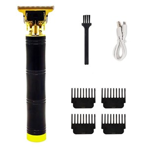 Tondeuse électrique professionnelle rechargeable noir herzberg hg04111-blk