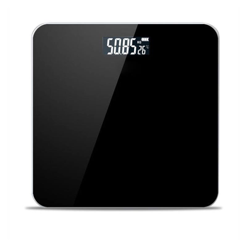 Balance corporelle rechargeable et thermometre d'ambiance herzberg hg04272